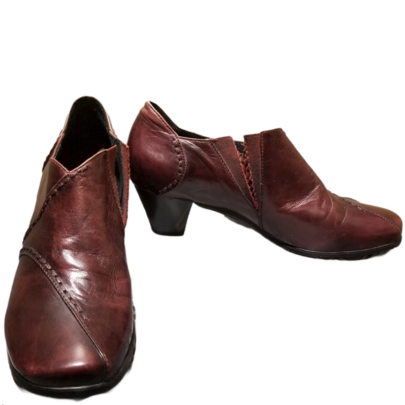 CANAL GRANDE Oxblood Leather Ankle Boots (Size 8) - Picture 10 of 16